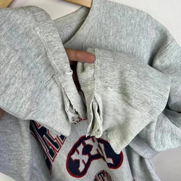 90s Vintage Lee Brewery Athletic Department Sweatshirt - XXL Size L - Picture 3 of 6